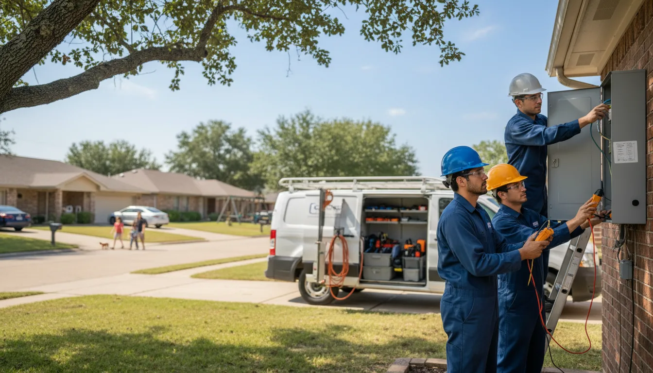Certified electrician providing emergency electrical services in Sonora, KY